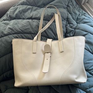 Senreve Voya Tote in Pebbled Cream